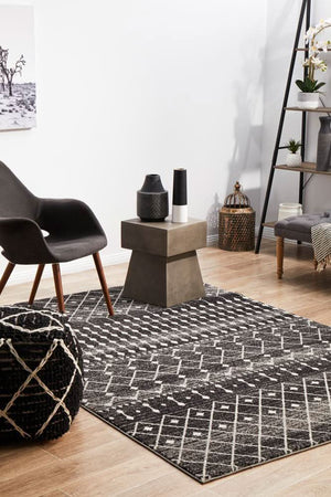ENVI Simplicity Black Transitional Rug