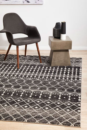 ENVI Simplicity Black Transitional Rug