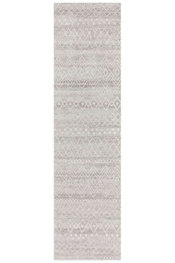 Oasis Nadia Grey Rustic Tribal Rug