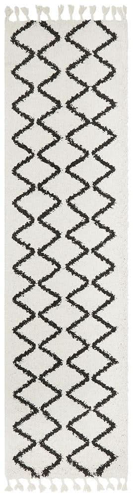 Saffron 11 White Rug