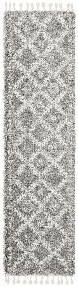 Saffron 33 Silver Runner Rug