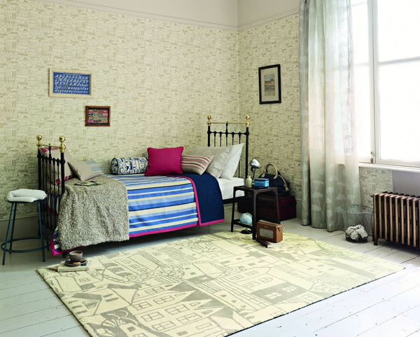 Sanderson Empire Trellis - Stone 45501
