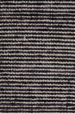 AURA Black Cotton Rayon Rug