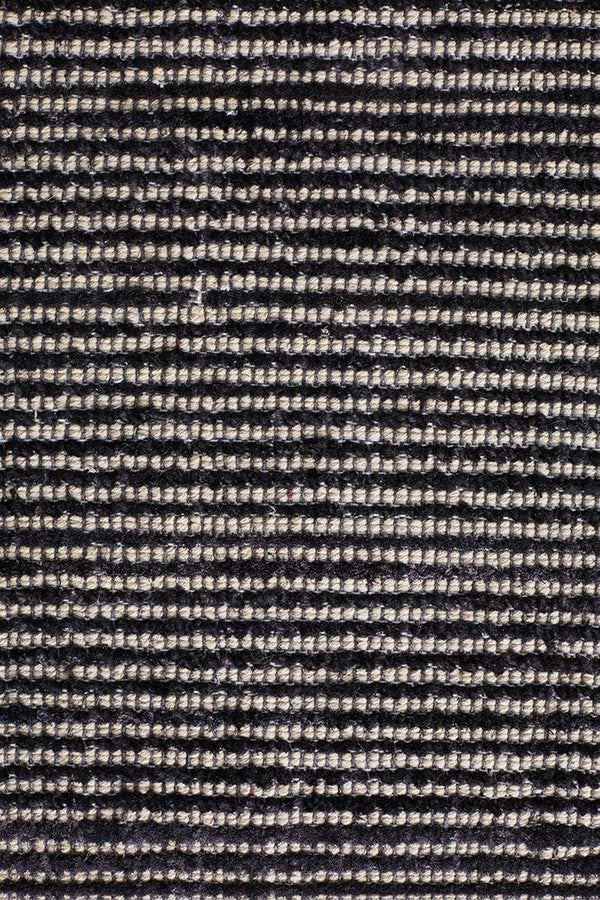 AURA Black Cotton Rayon Rug