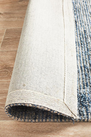 AURA Indigo Cotton Rayon Rug