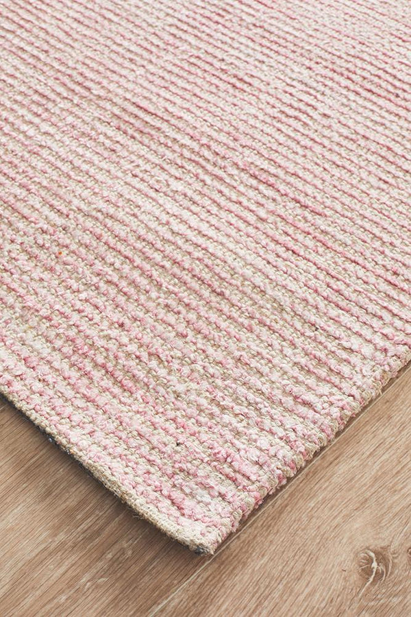 AURA Rose Cotton Rayon Rug