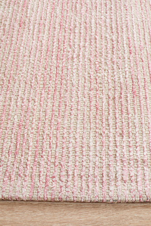 AURA Rose Cotton Rayon Rug