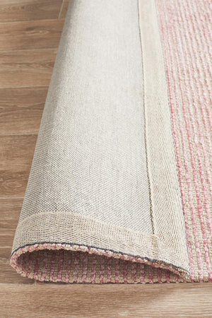 AURA Rose Cotton Rayon Rug