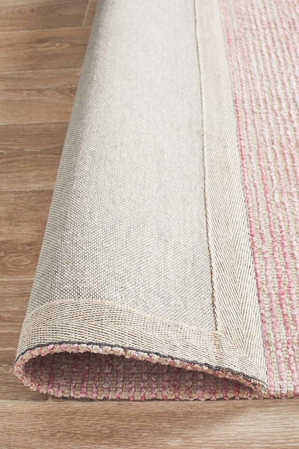 AURA Rose Cotton Rayon Rug