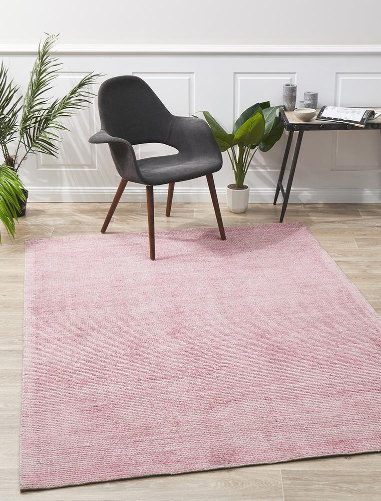 AURA Rose Cotton Rayon Rug