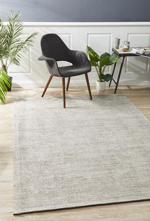 AURA Stone Cotton Rayon Rug