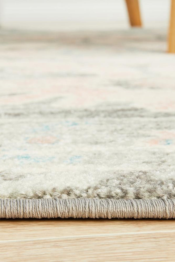 VIBE 701 Grey Round Rug