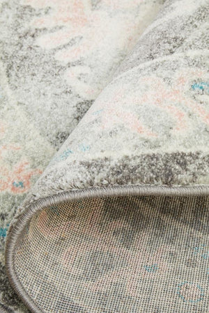 VIBE 701 Grey Round Rug