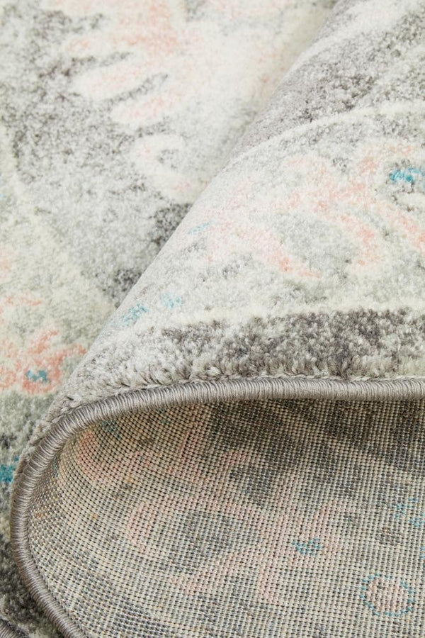 VIBE 701 Grey Round Rug