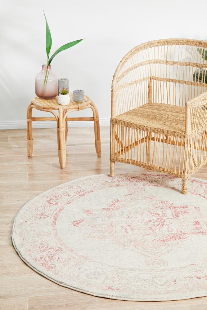 VIBE 702 Rose Round Rug