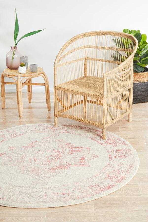 VIBE 702 Rose Round Rug