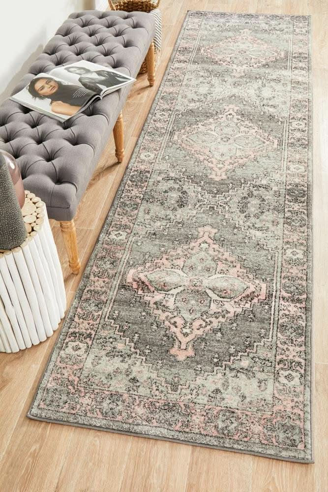 VIBE 703 Grey Runner Rug