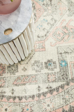 VIBE 704 Silver Round Rug