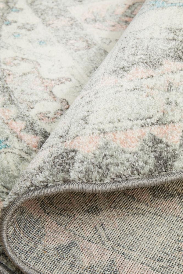 VIBE 704 Silver Round Rug