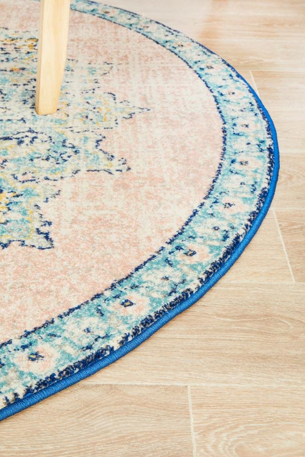VIBE 706 Flamingo Round Rug