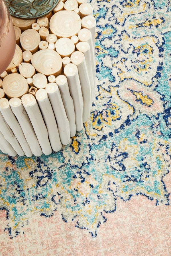 VIBE 706 Flamingo Round Rug