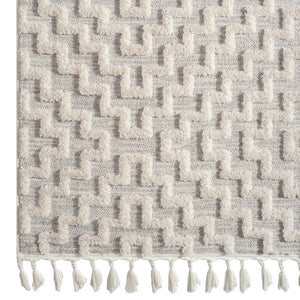 Alpine 3631 Lt Grey Hallway Runner