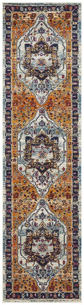 TALIA 201 Rust Runner Rug