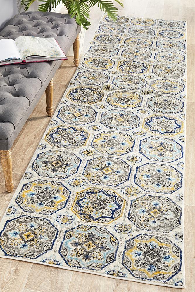 TALIA 204 Blue  Runner Rug