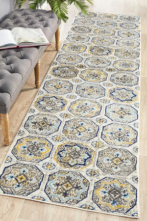 TALIA 204 Blue  Runner Rug