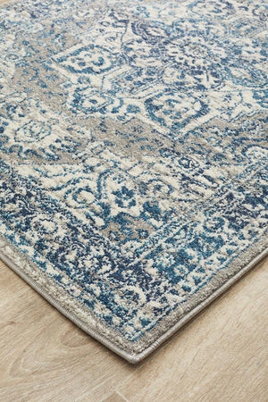 TALIA 207 Blue  Runner Rug