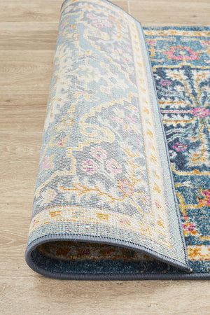 TALIA 209 Navy  Runner Rug