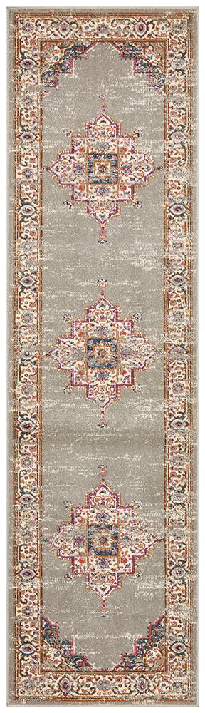 TALIA 211 Grey  Runner Rug