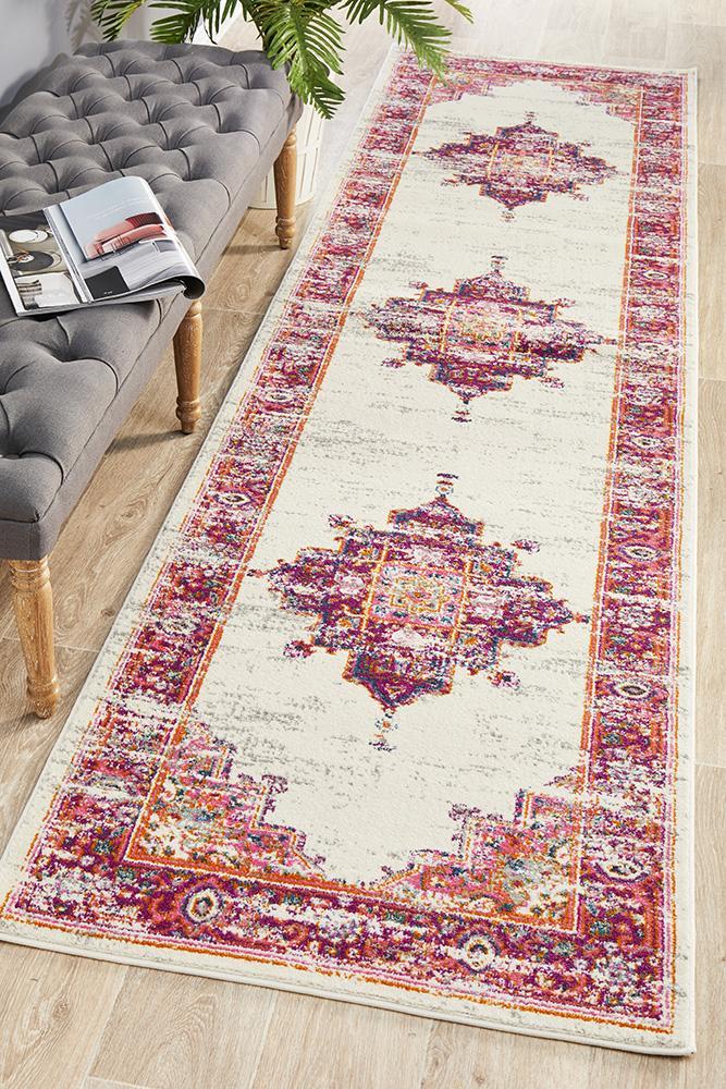 TALIA 211 Pink  Runner Rug