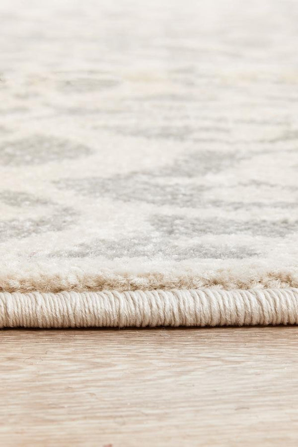 HALIX Lydia Silver Round Rug