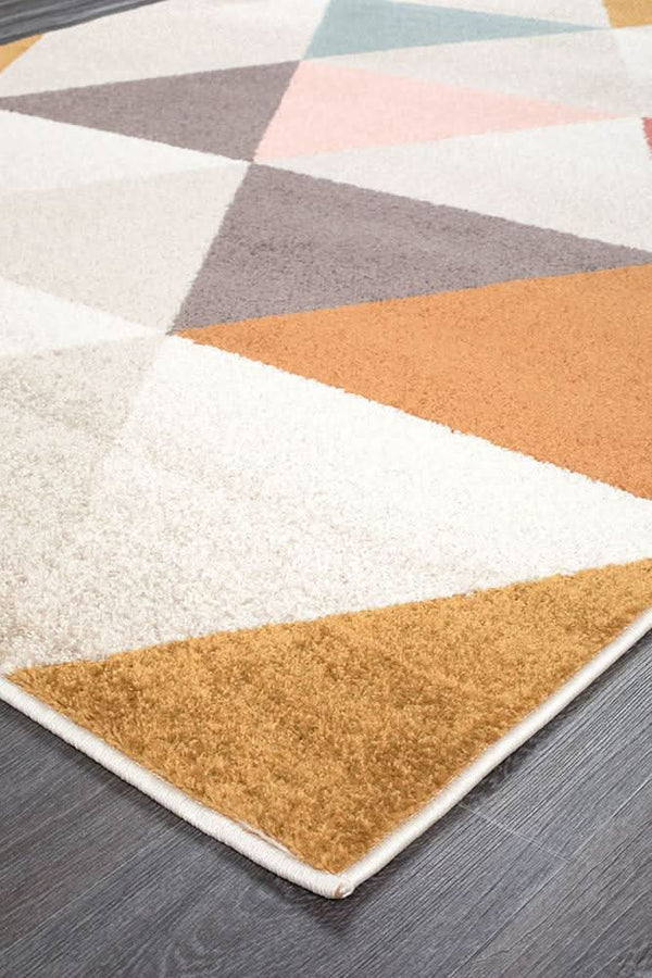 Dimensions Divinity Order Blush Modern Rug