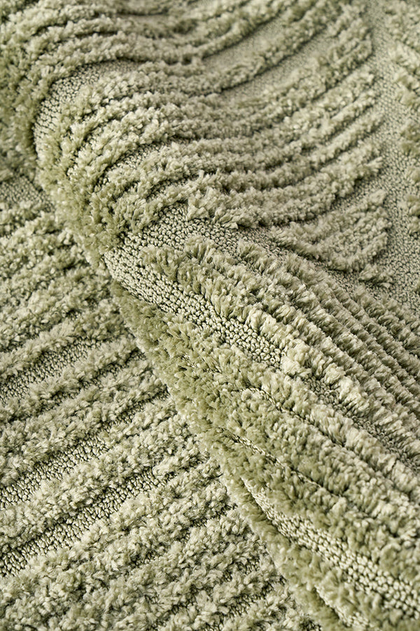Noble Shilo Green Runner Rug