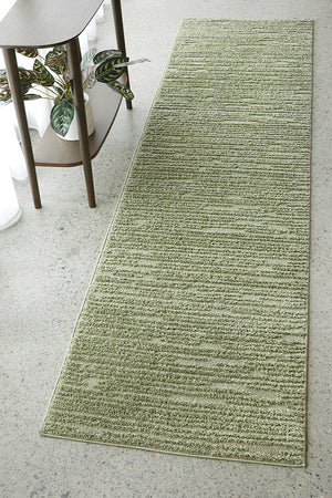 Noble Suri Green Runner Rug
