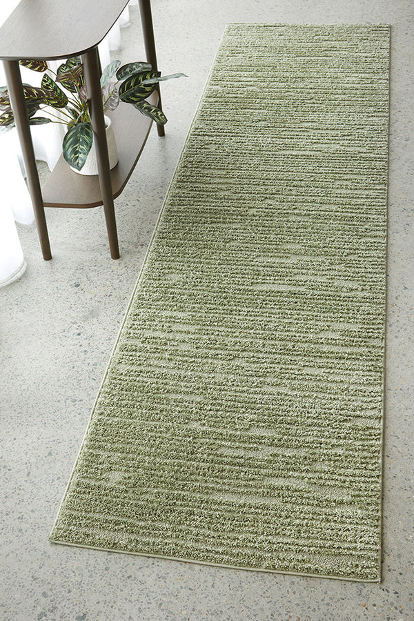 Noble Suri Green Runner Rug