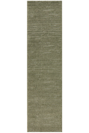 Noble Suri Green Runner Rug