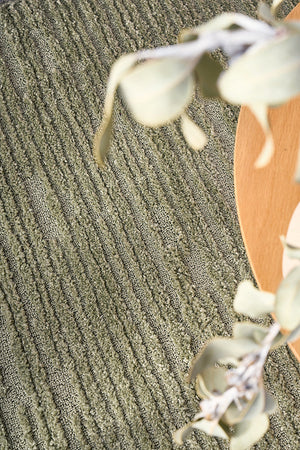 Noble Suri Green Runner Rug