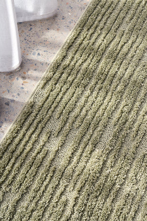 Noble Suri Green Runner Rug