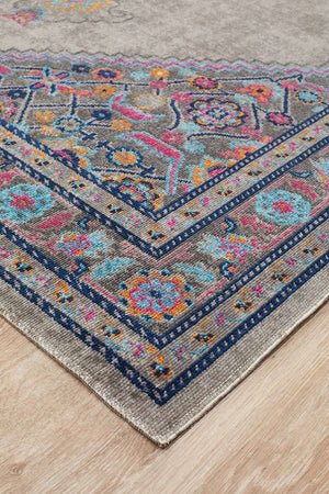 Alonzo Whisper Diamond Grey Rug