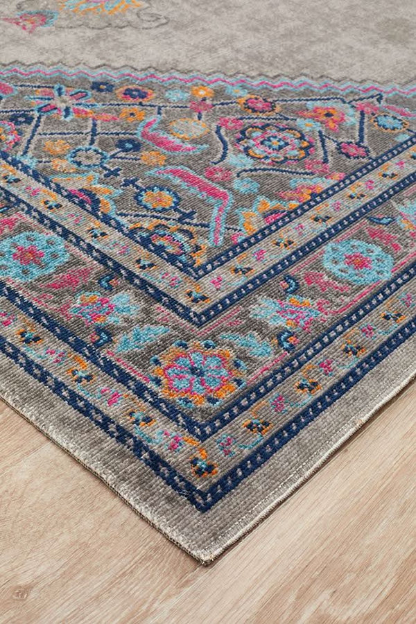 Alonzo Whisper Diamond Grey Rug