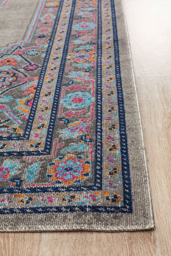 Alonzo Whisper Diamond Grey Rug