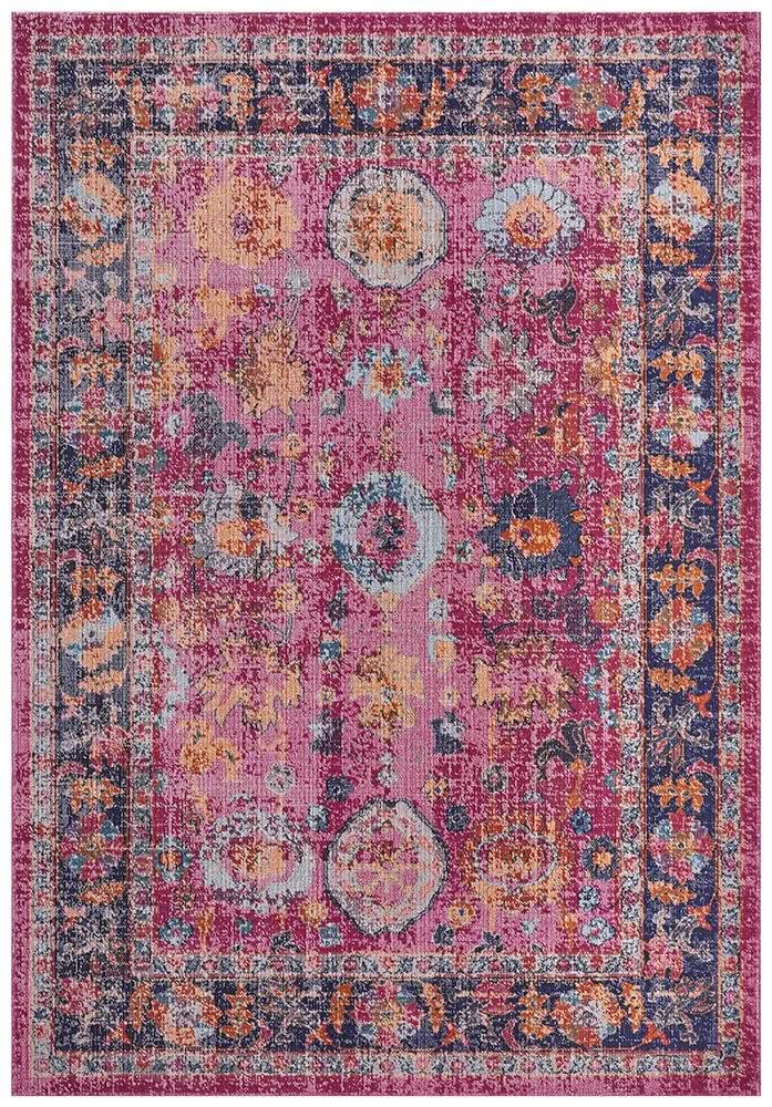 Alonzo Whisper Corners Pink Rug