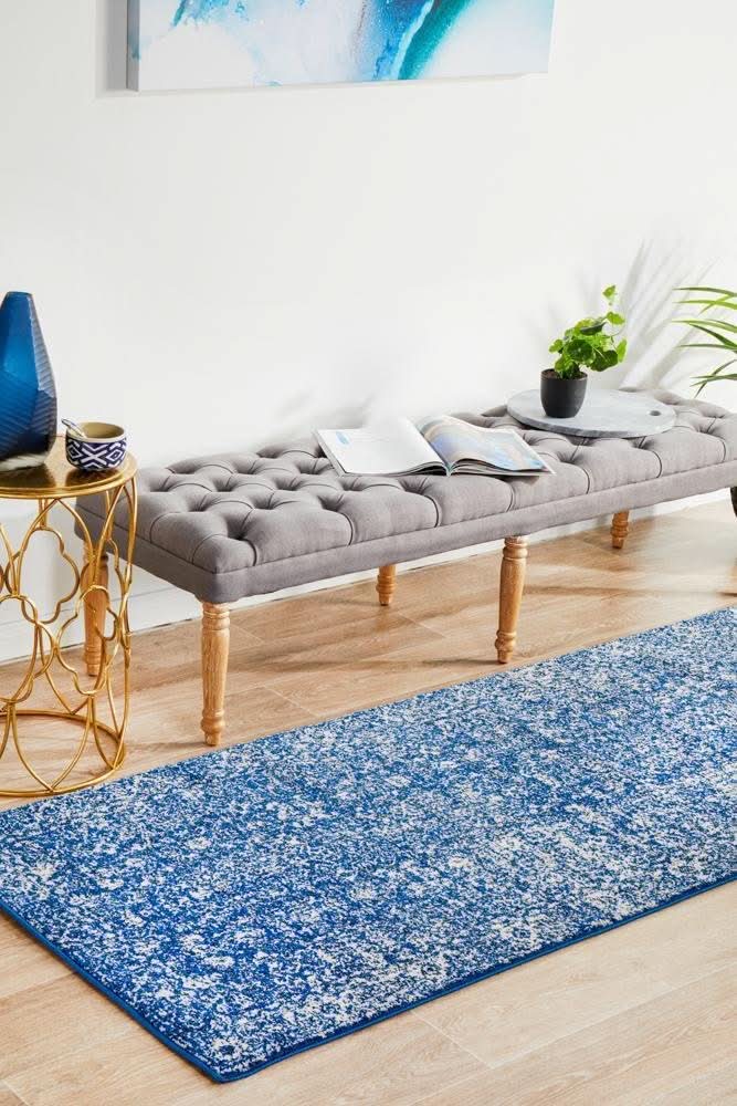 ENVI Oasis Navy Transitional Runner Rug