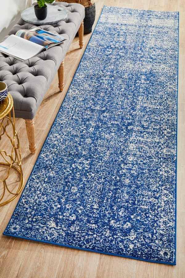 ENVI Oasis Navy Transitional Runner Rug