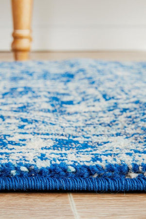 ENVI Contrast Navy Transitional Runner Rug