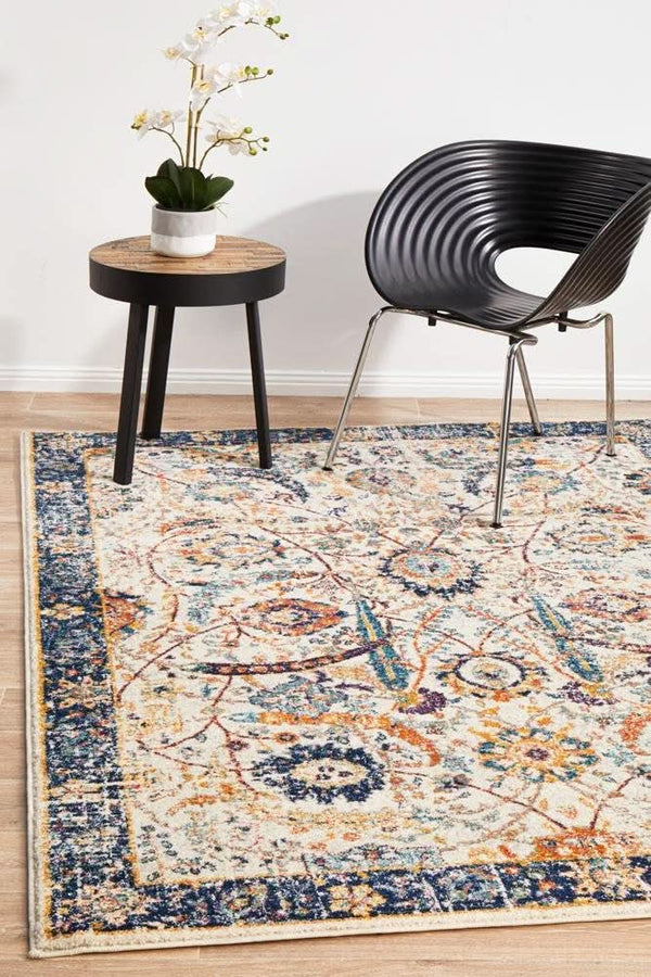 ENVI Peacock Ivory Transitional Rug