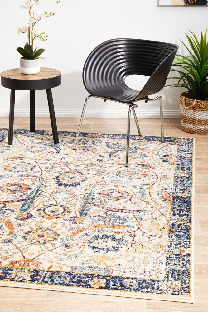 ENVI Peacock Ivory Transitional Rug